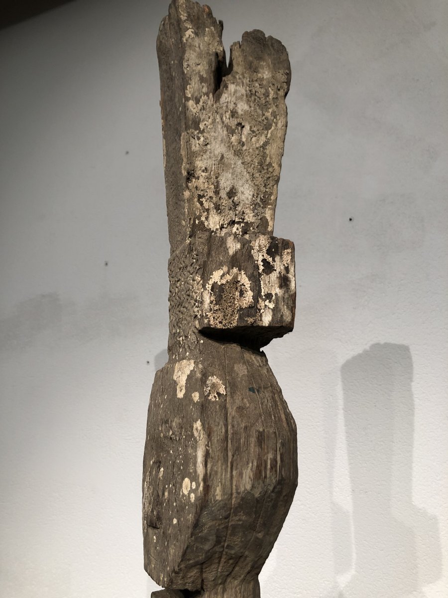 Ethnic Kachin Totem Burma 19 Th Century In Honor Of Warrior Ancestors.-photo-3
