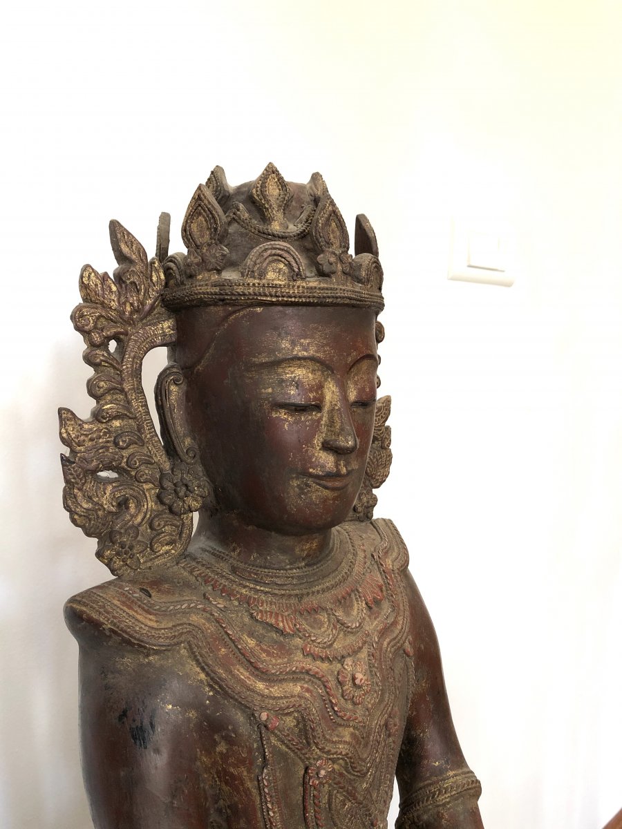 King Buddha Maravijaya, Shan Province, Burma, 18th Century-photo-3