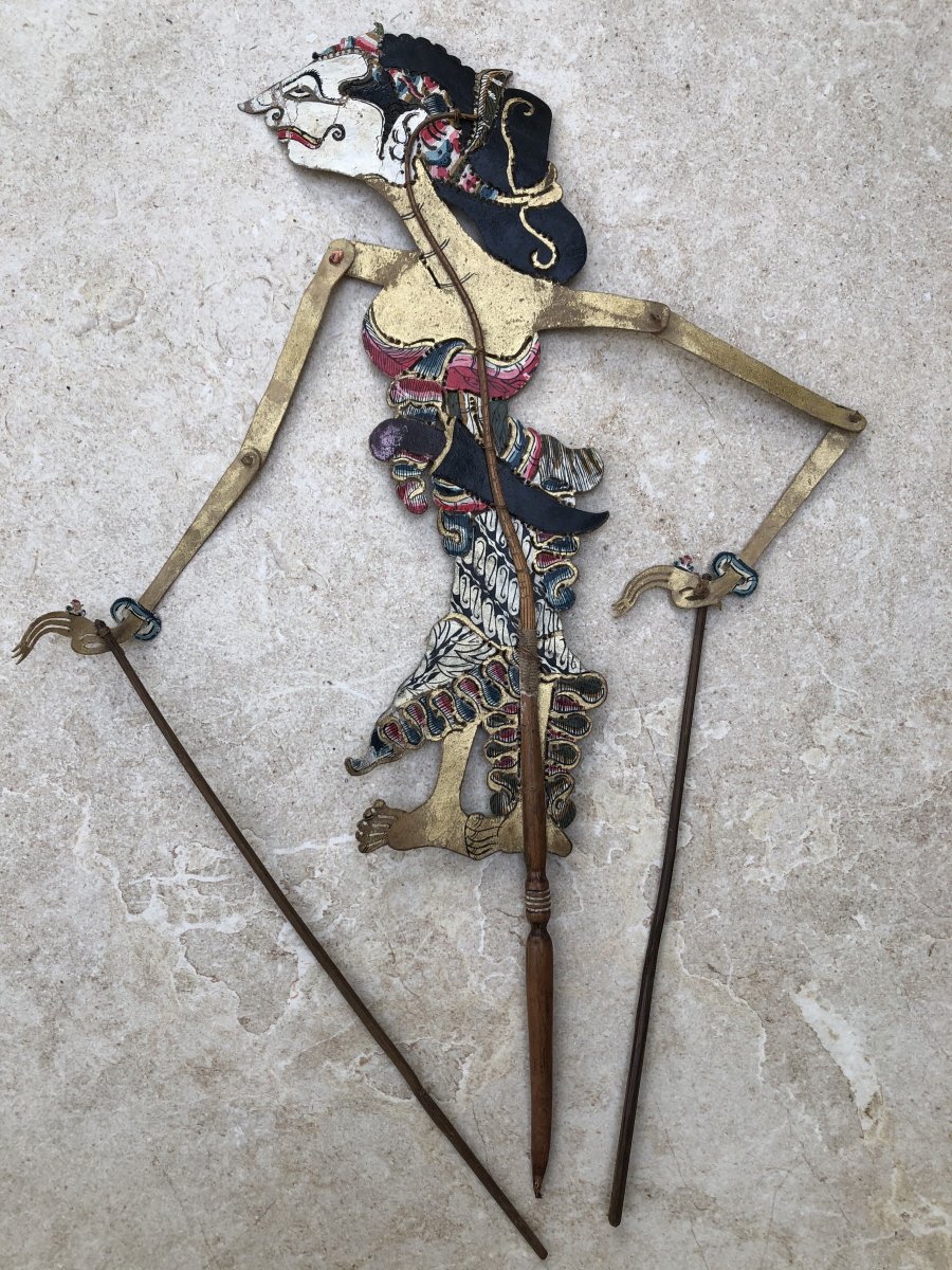Bali Shadow Theater, Cutout Leather Puppet, Bali Indonesia