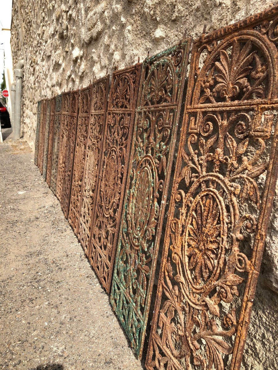 Cast Iron Grid For Balcony Of British Colonial House Burma-photo-1