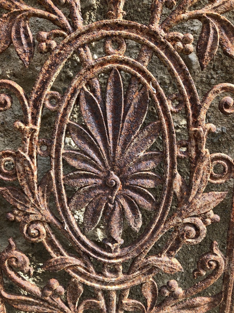 Cast Iron Grid For Balcony Of British Colonial House Burma-photo-2