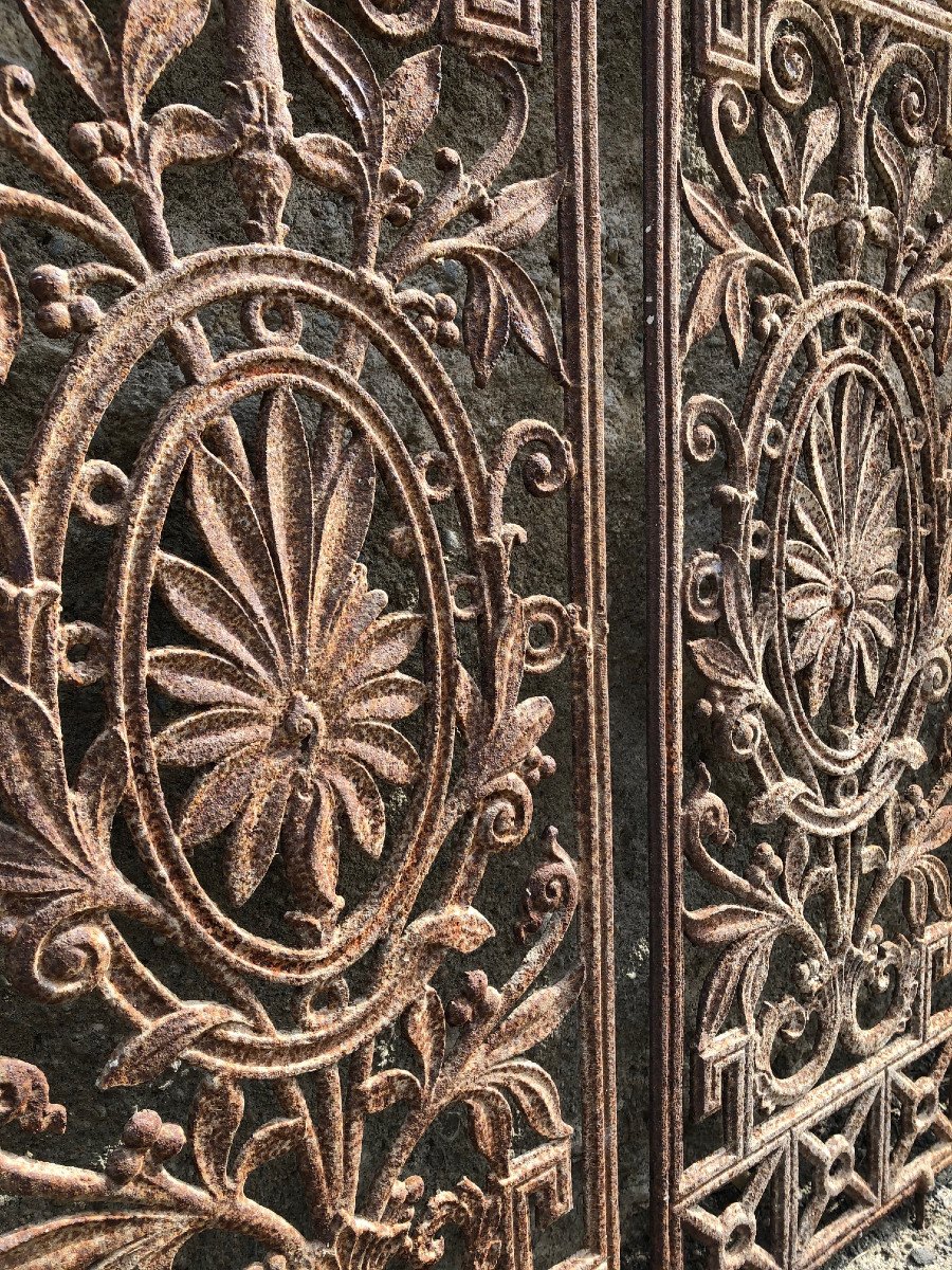 Cast Iron Grid For Balcony Of British Colonial House Burma-photo-3