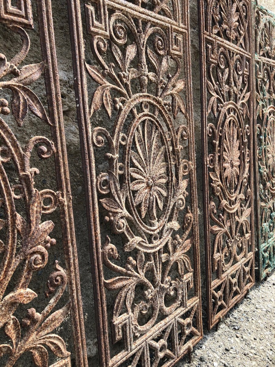 Cast Iron Grid For Balcony Of British Colonial House Burma-photo-4