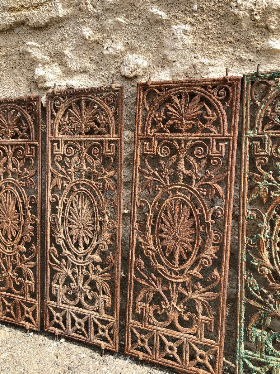 Cast Iron Grid For Balcony Of British Colonial House Burma-photo-6