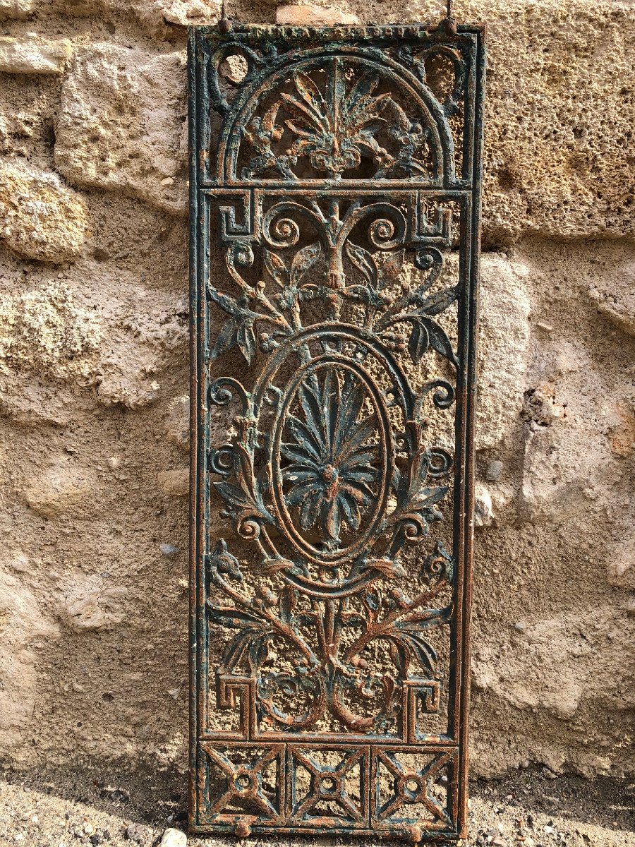 Cast Iron Grid For Balcony Of British Colonial House Burma-photo-8