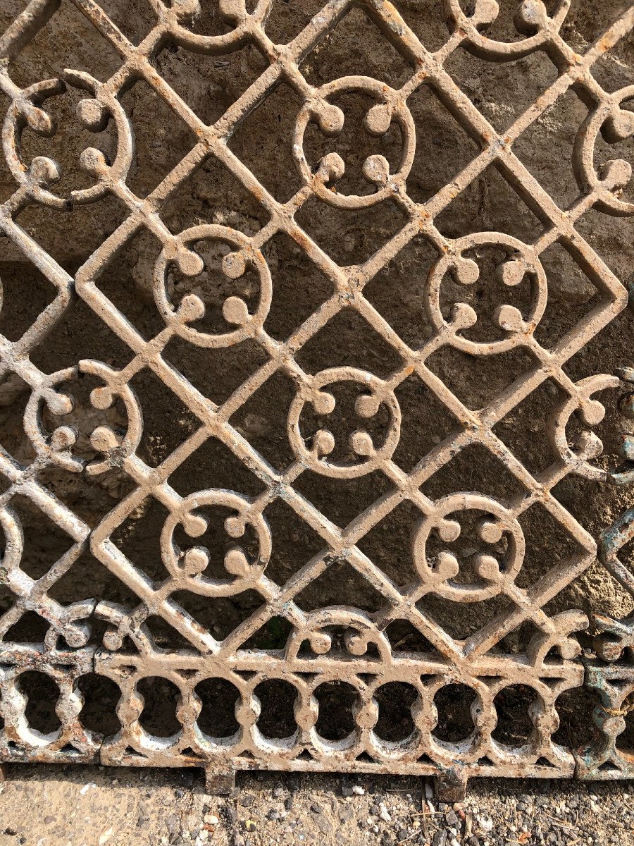 Cast Iron Grid For Balcony Of British Colonial House Burma-photo-8