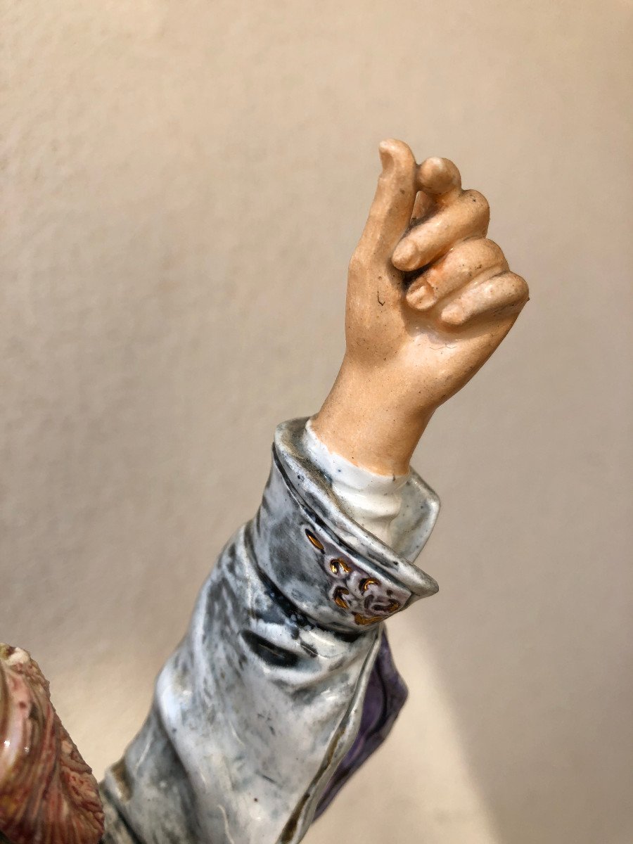 Pair Of German Porcelain Statuettes-photo-1