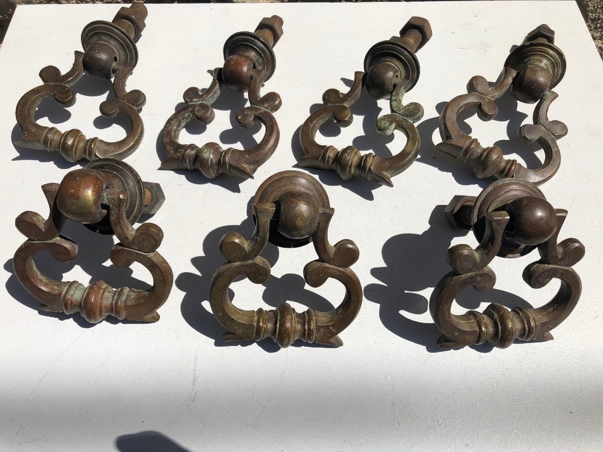 7 Burma Bronze Colonial House Handles-photo-7