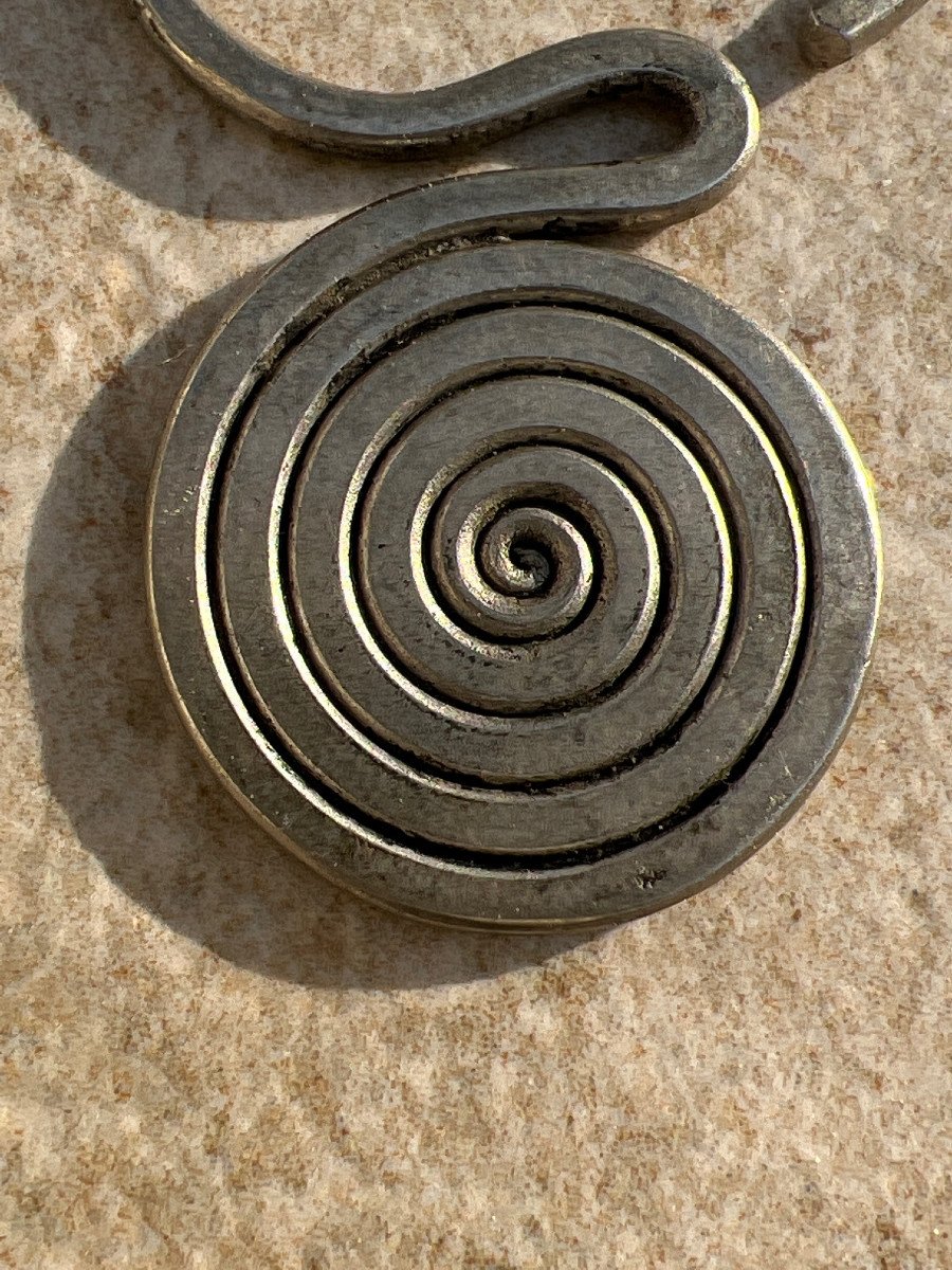 Silver Earring, Lahu Nyi Tribe, Shan State, Burma.-photo-4