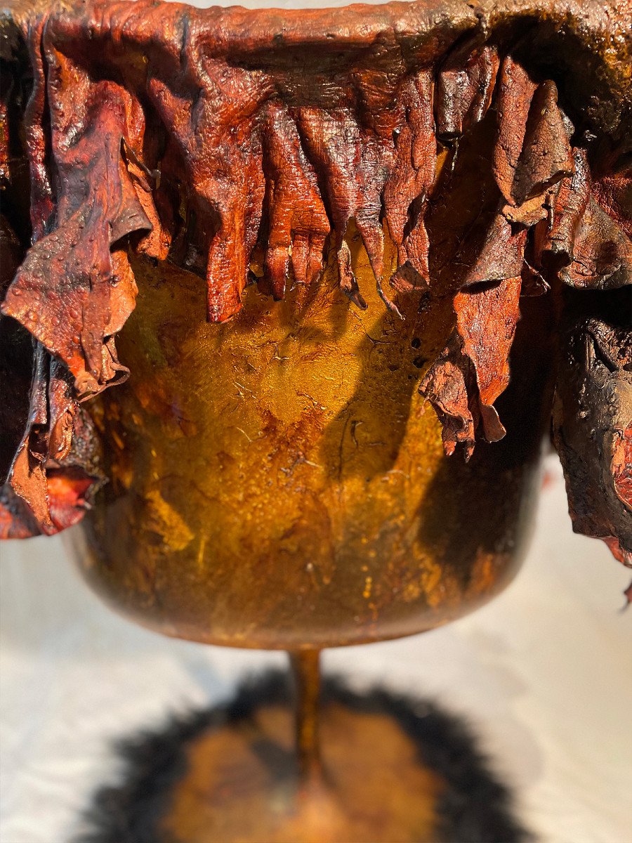 Fauteuil Ethnique Cronoll , Design Michel Haillard.-photo-3