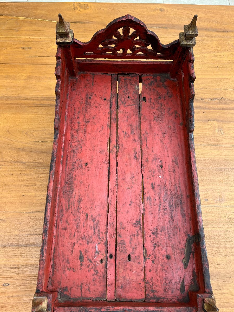 Small Tera Temple Altar Bed Form, Konbaung Dynasty, Burma-photo-2