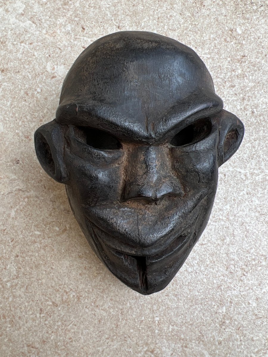 Rare Masque De chasseur de tête  Guerrier Konyak ,Nagaland -photo-3