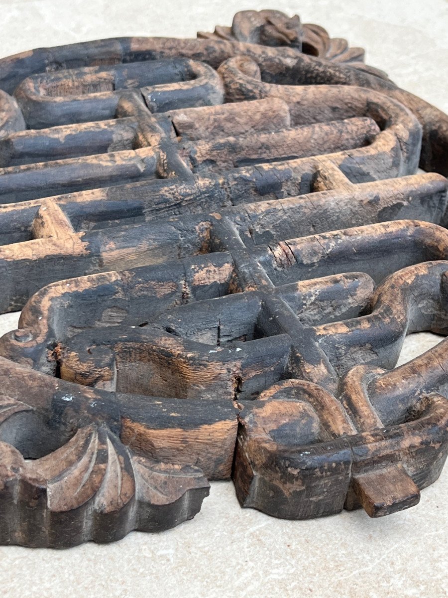 Boiserie De Temple Chine , Province Mandchou , Qing  Dynastie,   19 é Siècle-photo-4