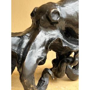 "Octopus " bronze animalier