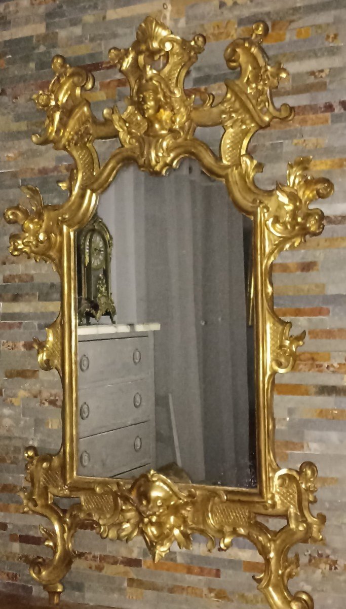 Italian Mirror Early XIX Century-photo-5