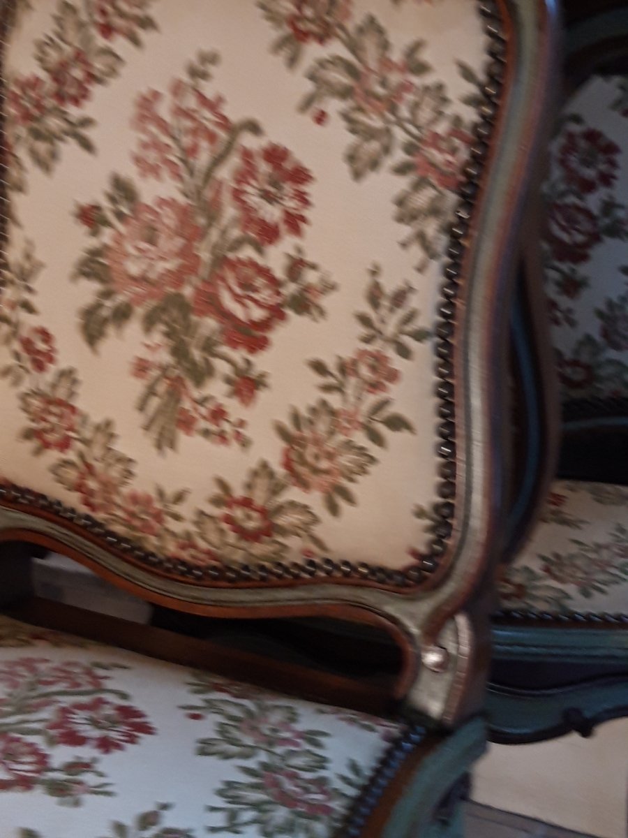 Series Of Eight Louis XV Style Chairs-photo-1