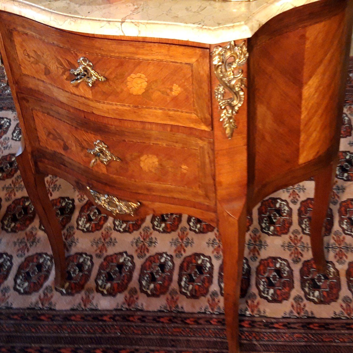 Commode d'Entre- Deux De Style Louis XV-photo-2