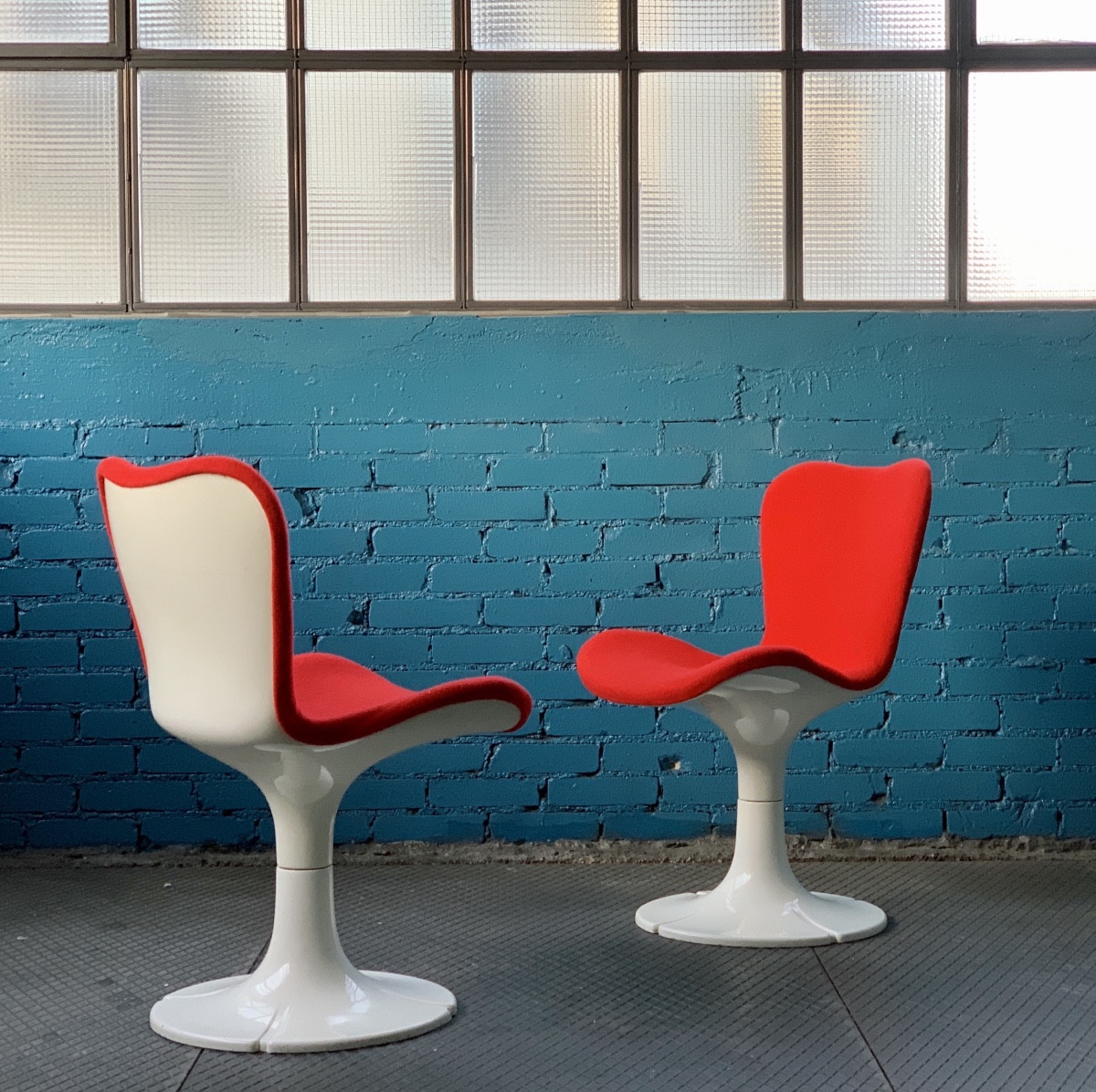 Christian Adam, 2 Trefle Chairs, Airborne Ed., C.1968-photo-2