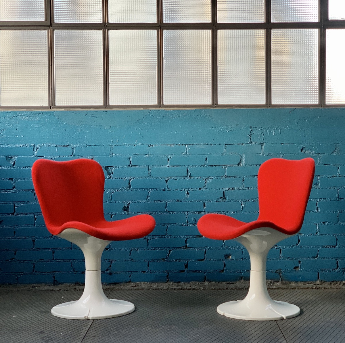 Christian Adam, 2 Trefle Chairs, Airborne Ed., C.1968-photo-3