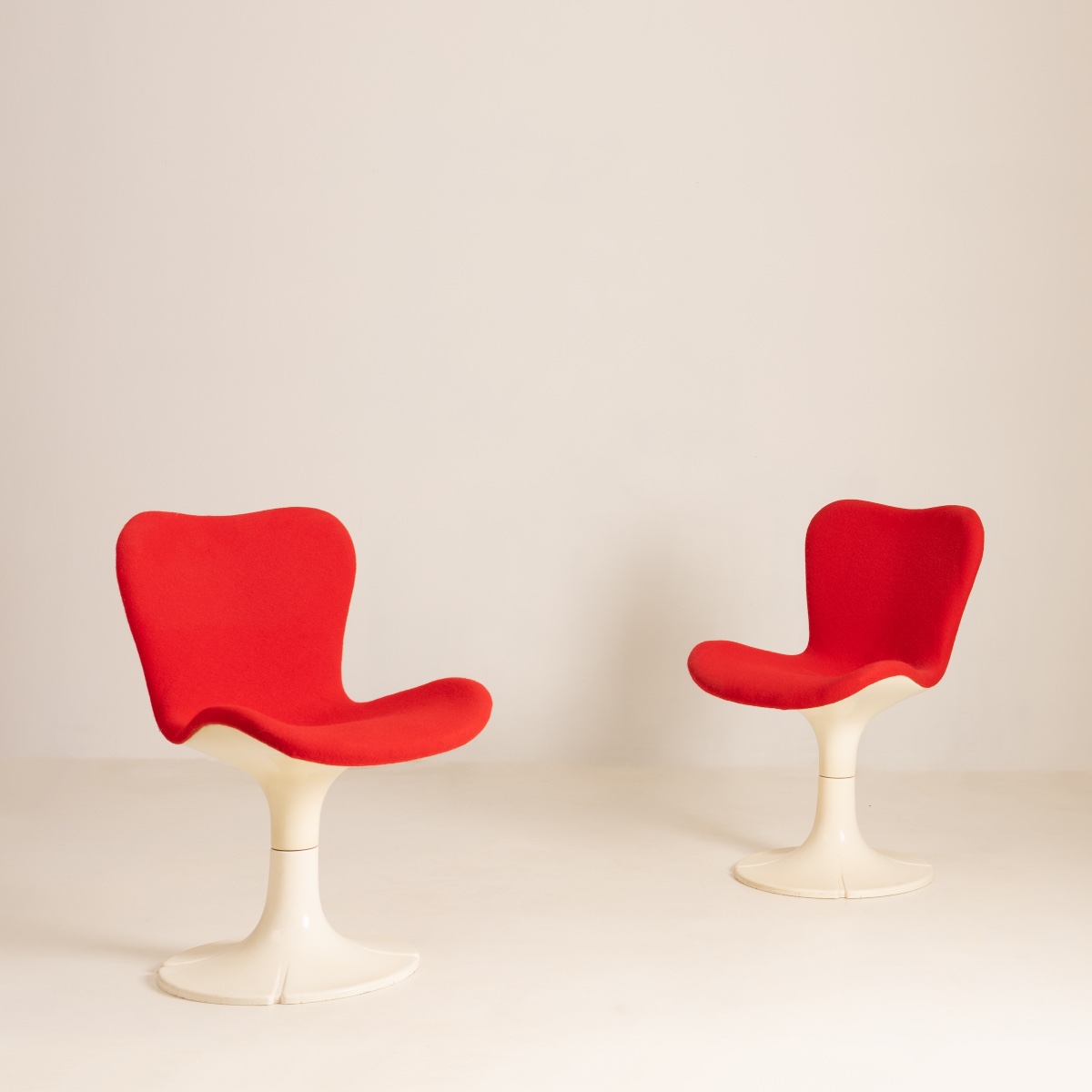 Christian Adam, 2 Trefle Chairs, Airborne Ed., C.1968