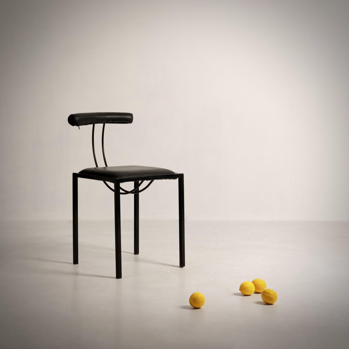 ANNICK & SAMUEL CORIAT, SET DE 8 CHAISES, ARTELANO ED, FRANCE, C. 1987-photo-2