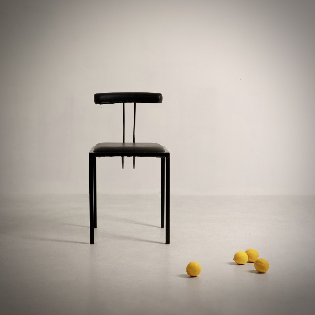 ANNICK & SAMUEL CORIAT, SET DE 8 CHAISES, ARTELANO ED, FRANCE, C. 1987-photo-4