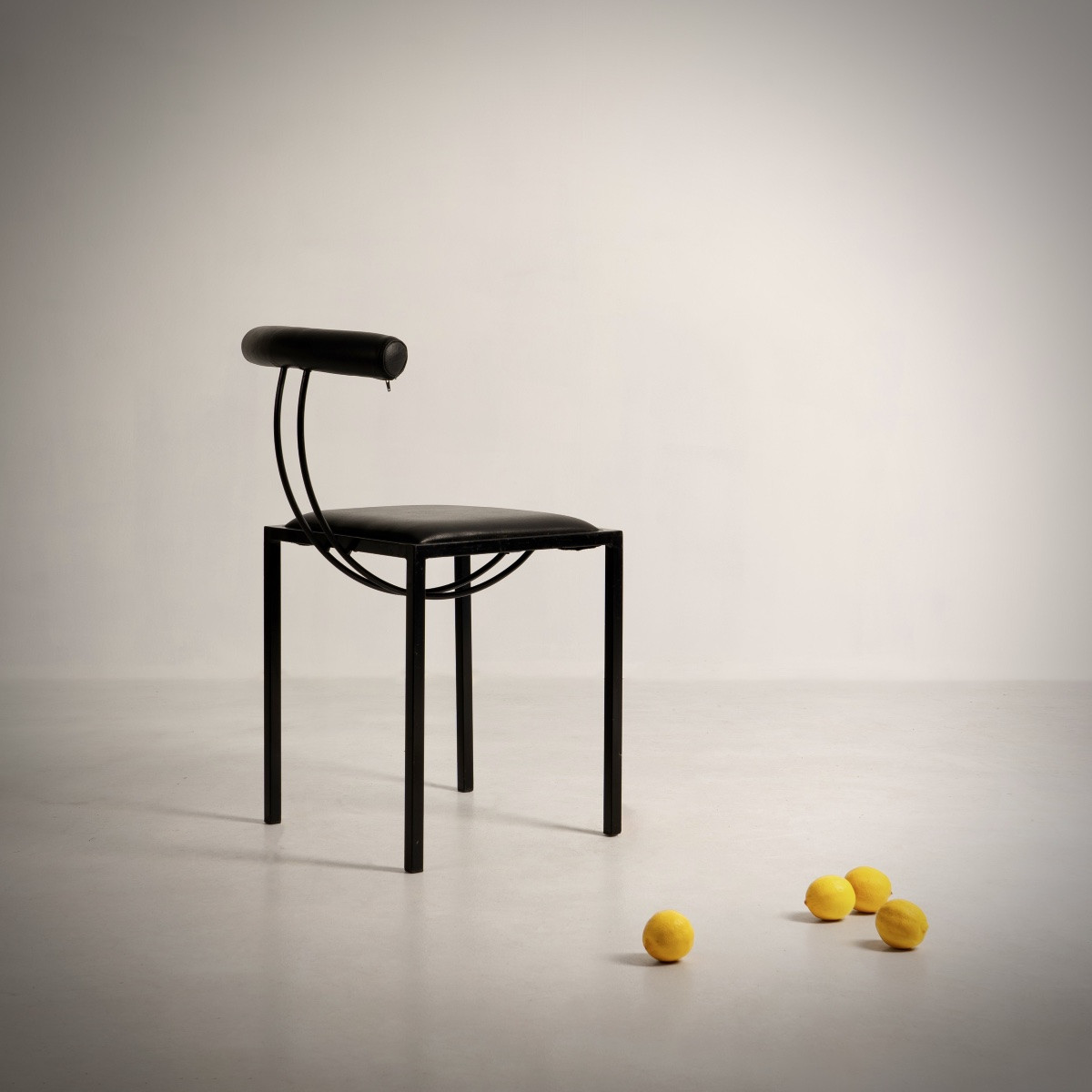 ANNICK & SAMUEL CORIAT, SET DE 8 CHAISES, ARTELANO ED, FRANCE, C. 1987-photo-1