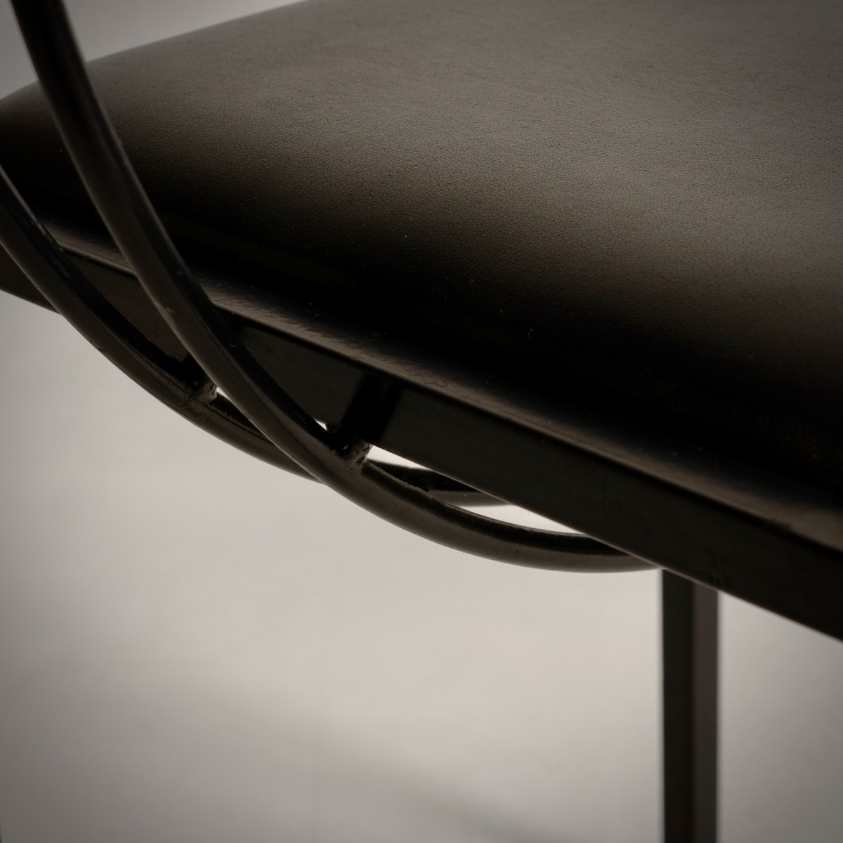 ANNICK & SAMUEL CORIAT, SET DE 8 CHAISES, ARTELANO ED, FRANCE, C. 1987-photo-5