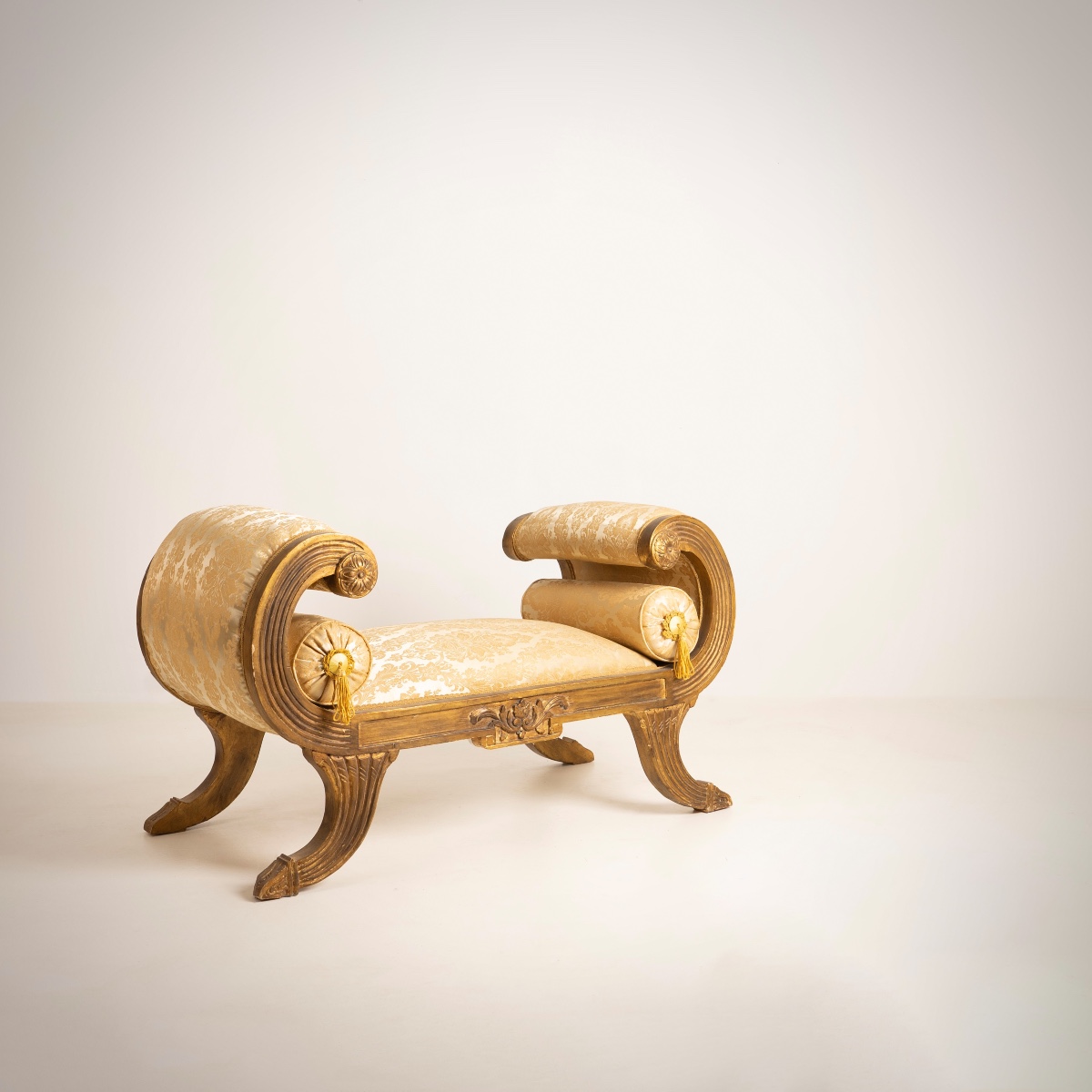 BAROQUE BANC ROMAIN, FRANCE, FIN XVIIIE SIÈCLE