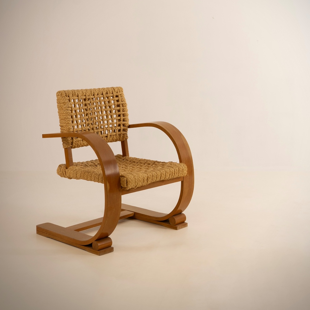 Adrien Audoux et Frida Minet,  édition Vibo Vesoul,  fauteuil, France, circa 1960