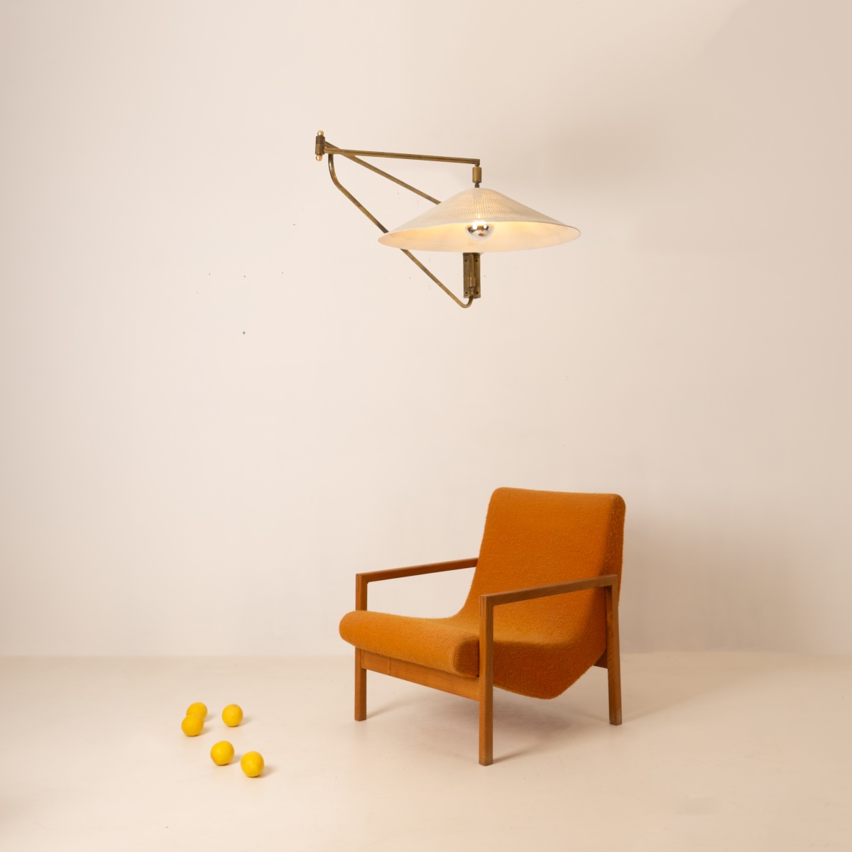 Rene Jean Caillette, Exposition Bruxelles 58 Armchair, Manufacturer Steiner, France, Circa 1957-photo-3