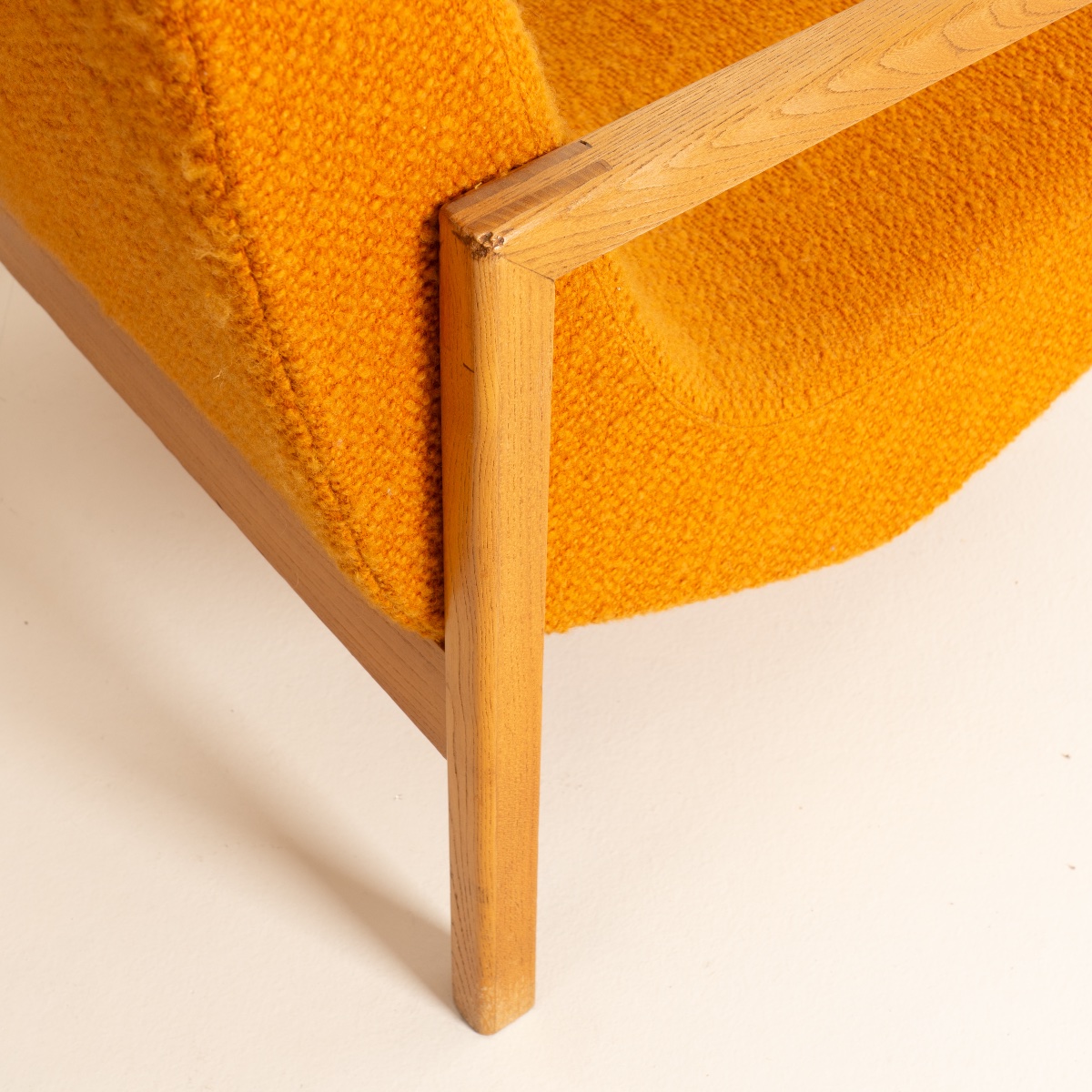 Rene Jean Caillette, Exposition Bruxelles 58 Armchair, Manufacturer Steiner, France, Circa 1957-photo-7