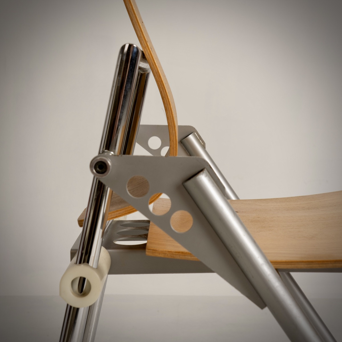 Xavier Mategot, 6 Xm7 Folding Chairs, Farjon Ed., C.1985-photo-3