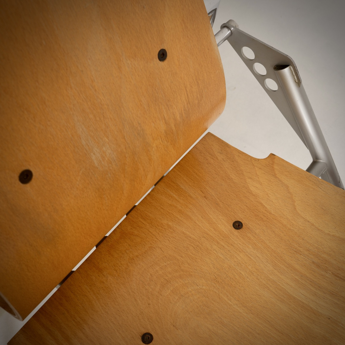 Xavier Mategot, 6 Xm7 Folding Chairs, Farjon Ed., C.1985-photo-5