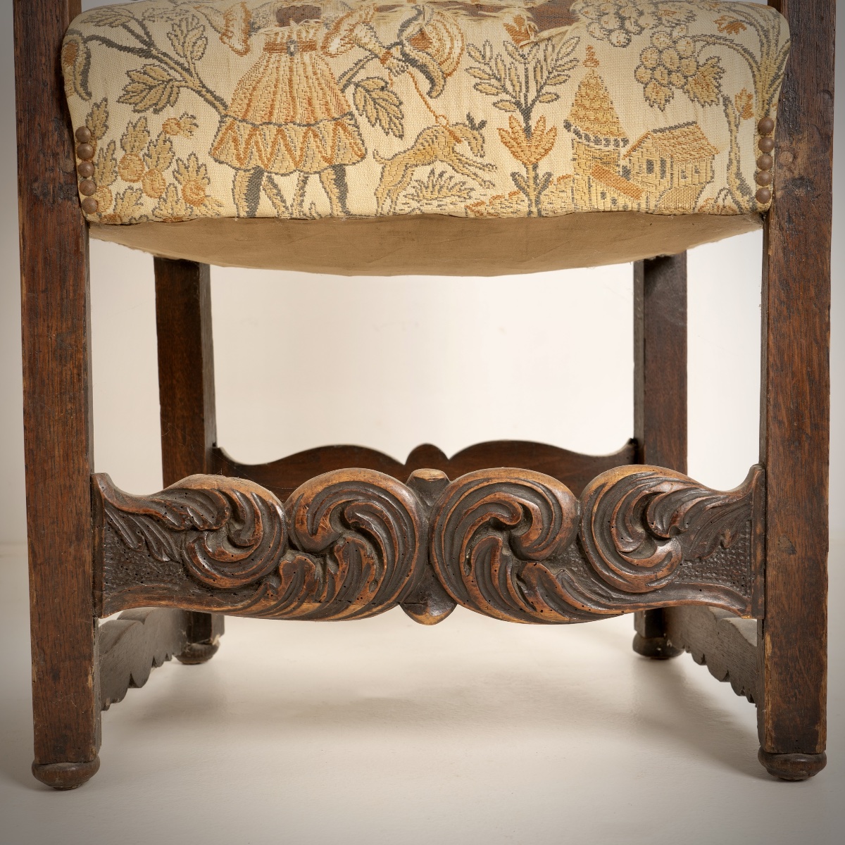 TRAVAIL FRANÇAIS, FAUTEUIL HAUTE ÉPOQUE, FRANCE, XVIIIE SIÈCLE-photo-6