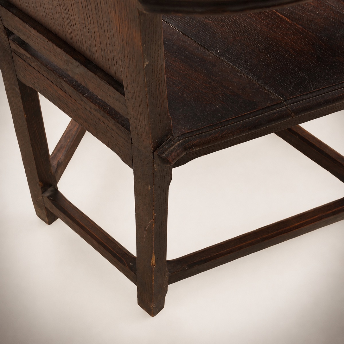 Haute Epoque Style Carved Wood Armchair, France, Circa 1900-photo-3