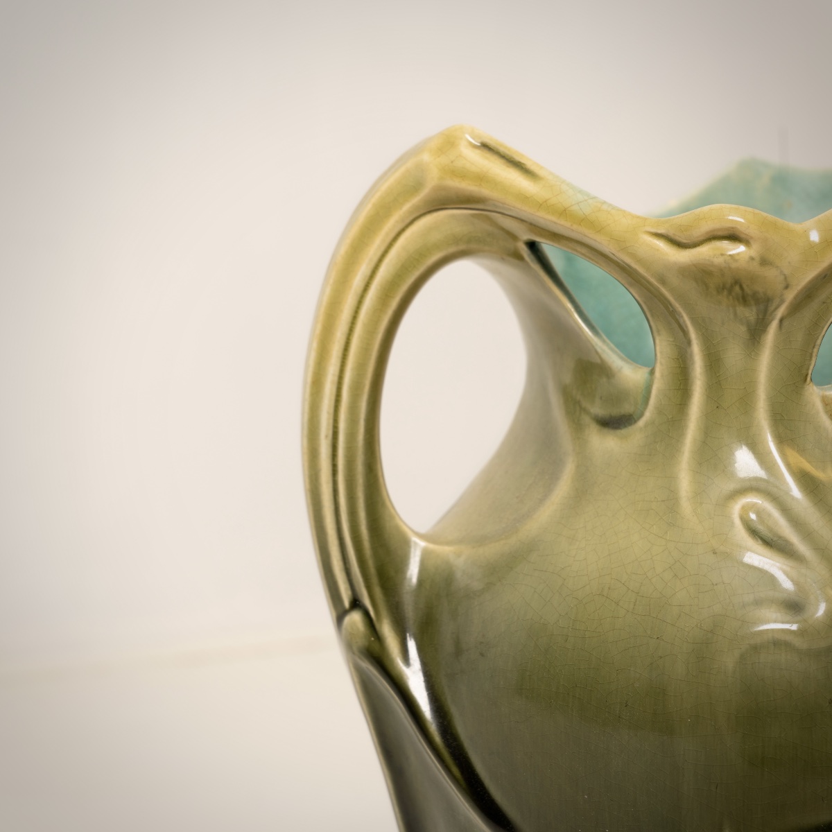 Hector Guimard & De Bruyn, Rare High Vases Known As The "chalmont" Vases, France, Circa 1900-photo-3