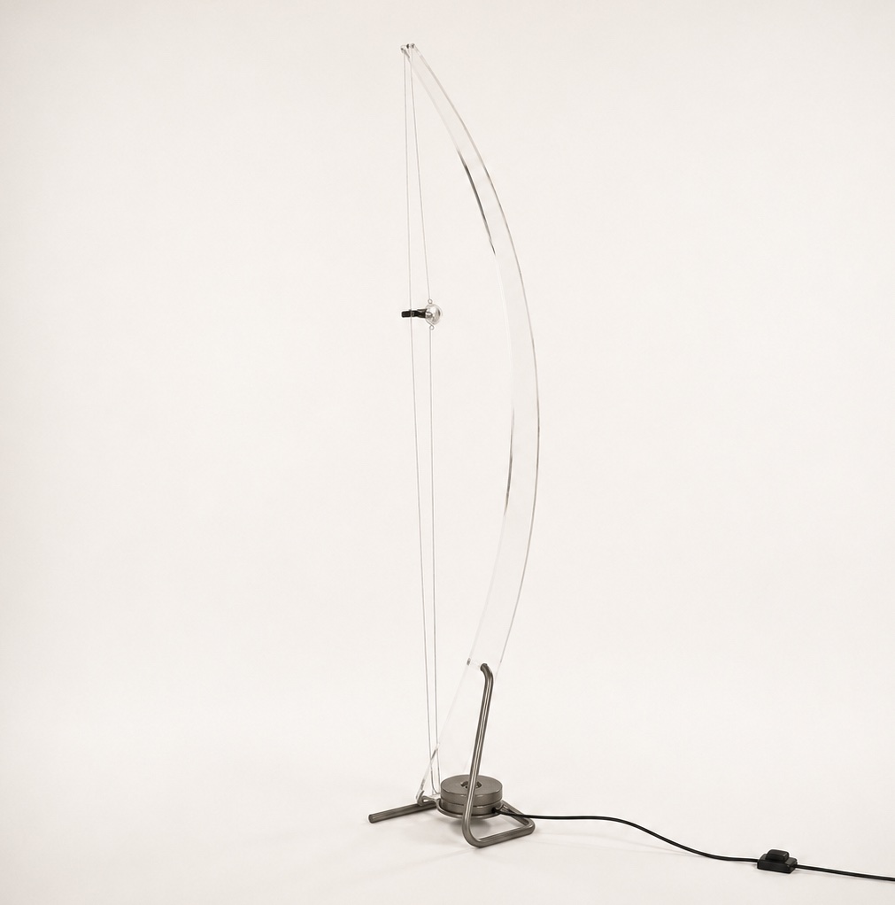 Aleix Meise, “acro Nero” Or “bollum” Floor Lamp, 1980
