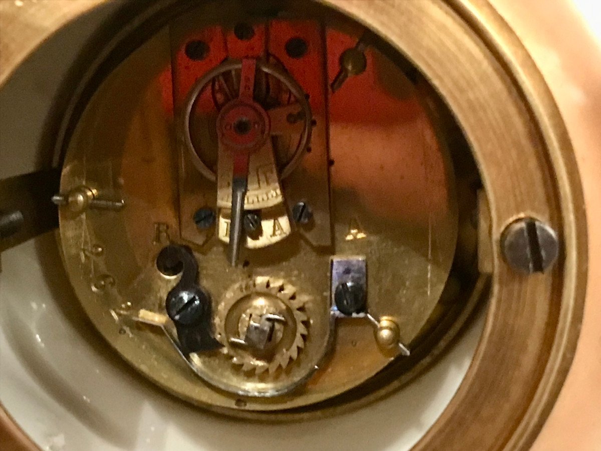 Rare And Beautiful Porcelain Clock By Volkstedt-photo-4