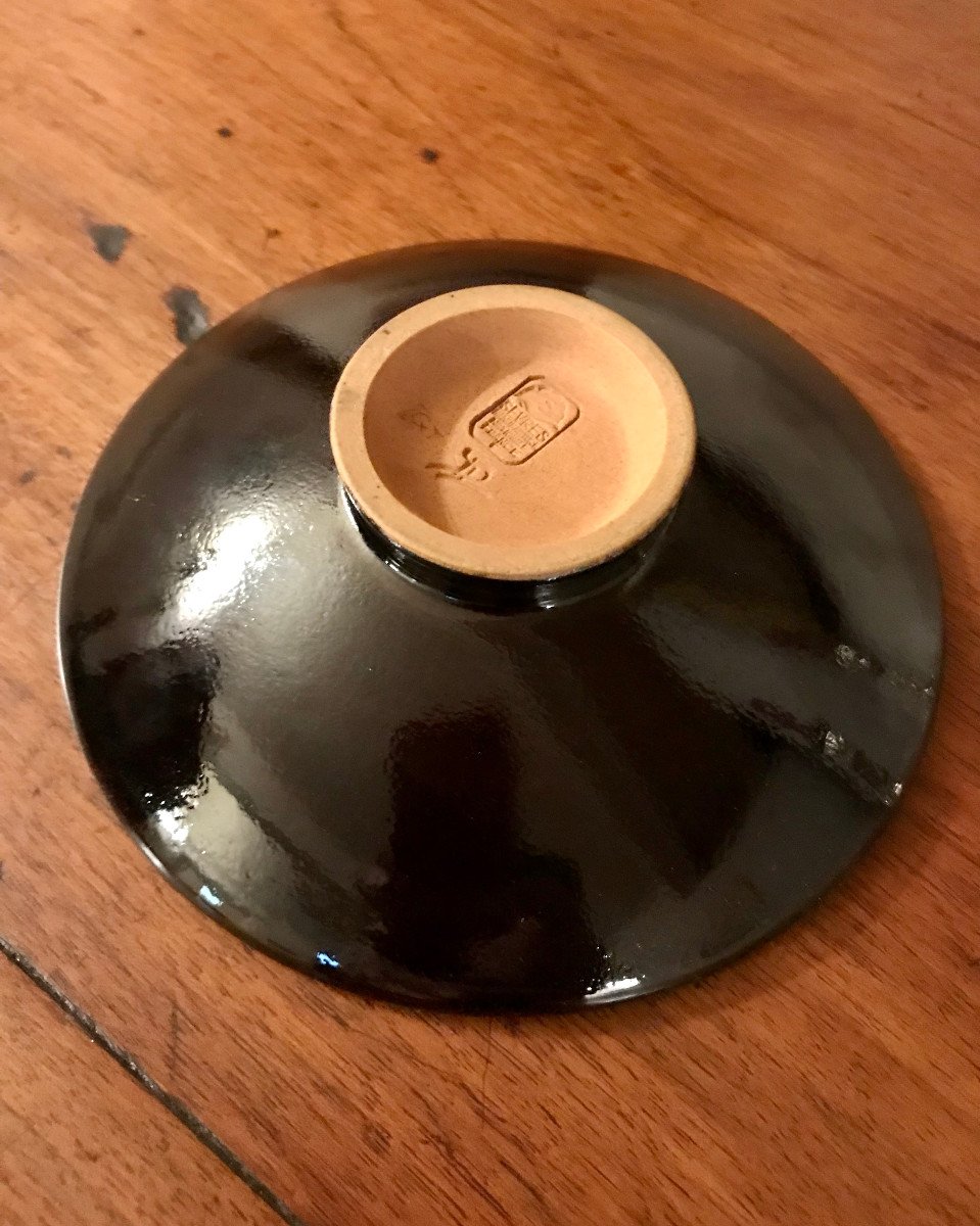 Small Stoneware Cup By Louis Delachenal - Manufacture Nationale De Sèvres-photo-1