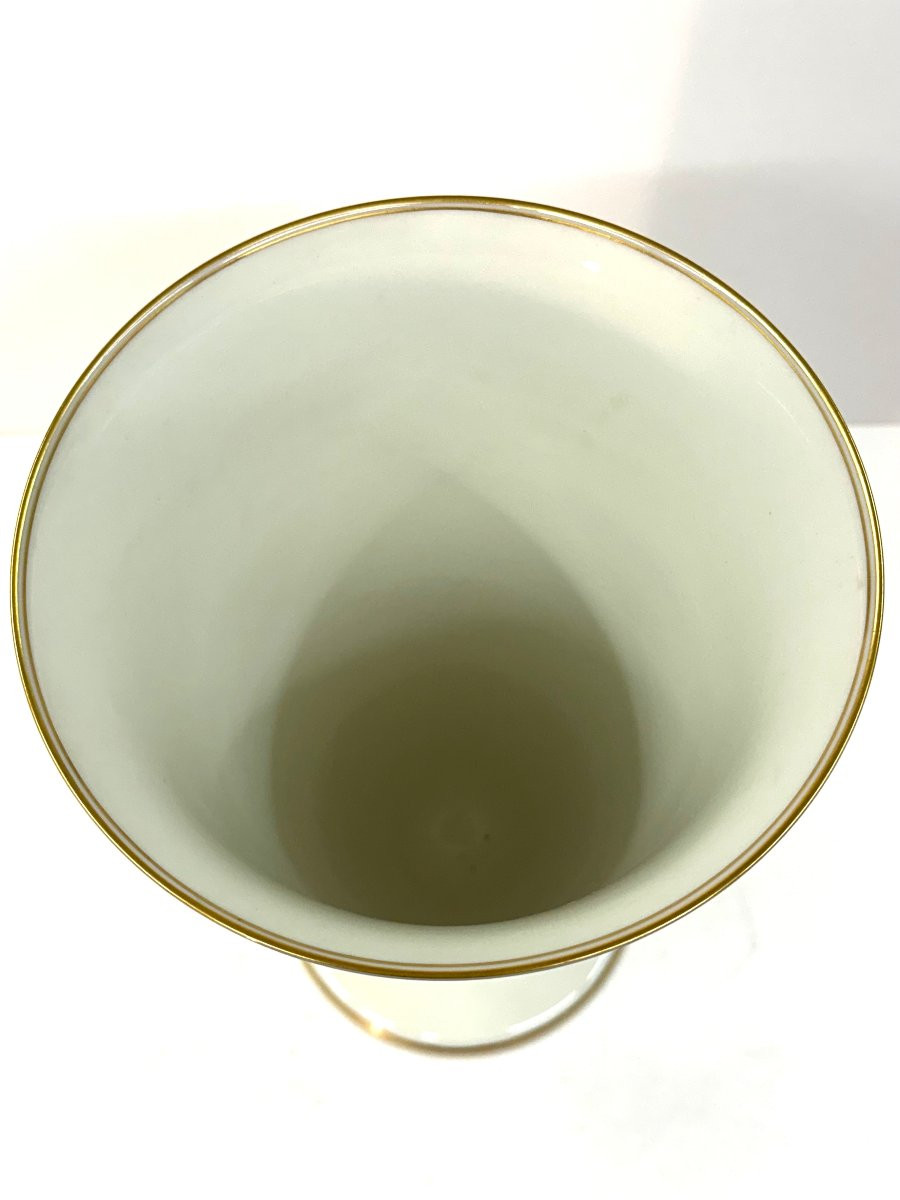 Large Porcelain Vase From The Sèvres Factory - Art Deco-photo-4