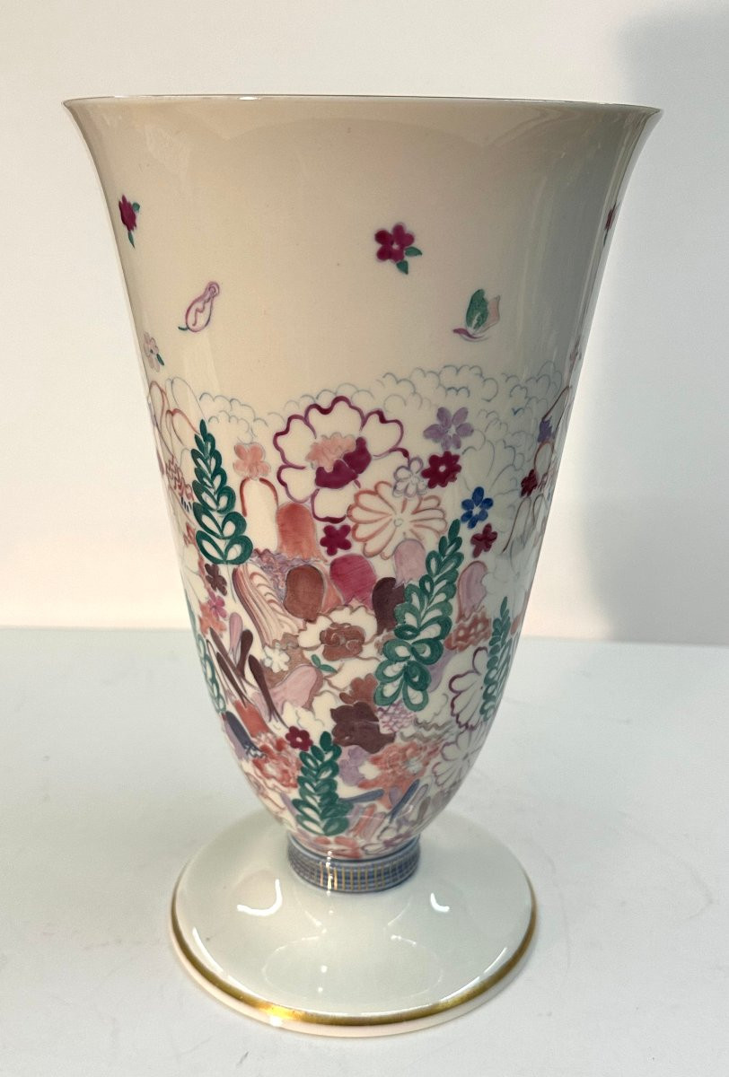 Large Porcelain Vase From The Sèvres Factory - Art Deco-photo-7