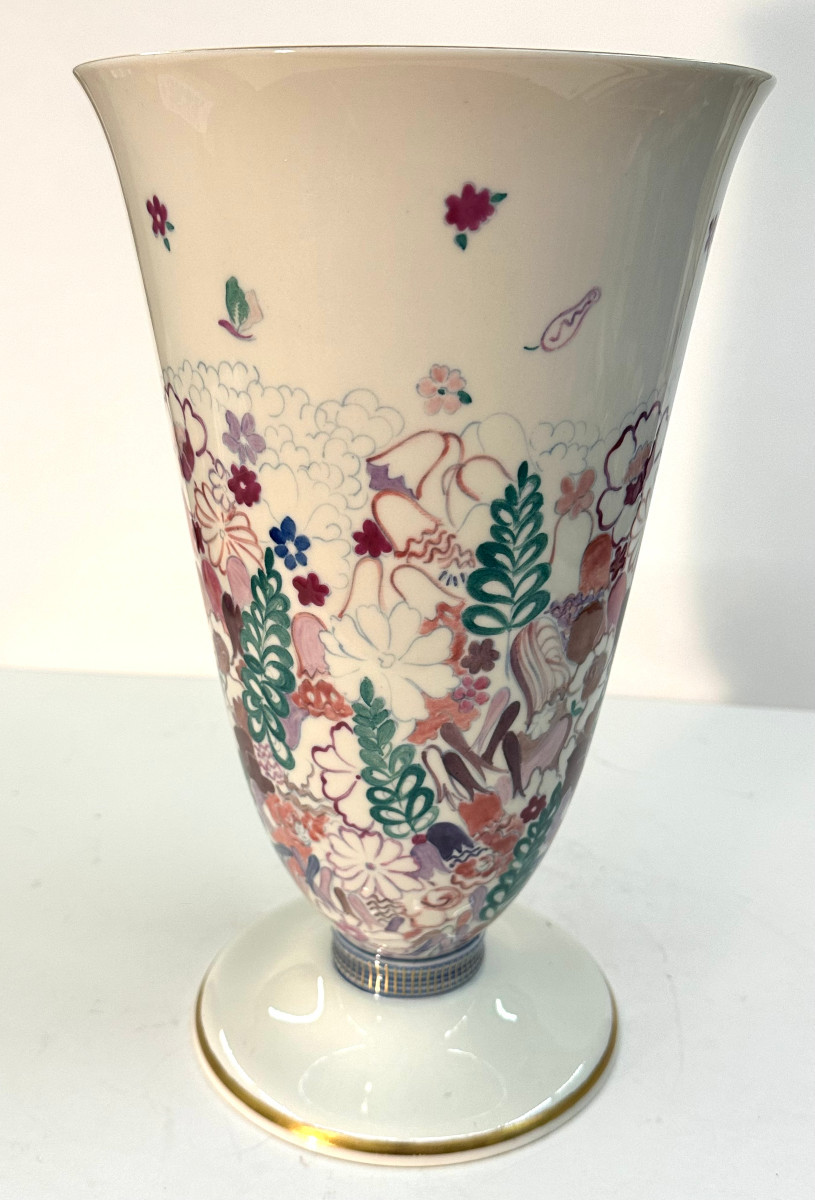 Large Porcelain Vase From The Sèvres Factory - Art Deco