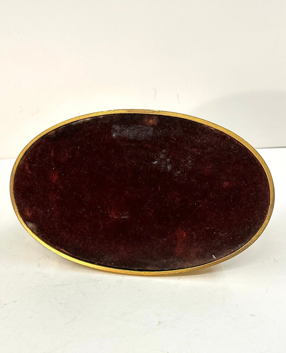 Inkwell/writing Table - Samson Werthheimer - Gilt Bronze - Hardstones - 19th Century-photo-4
