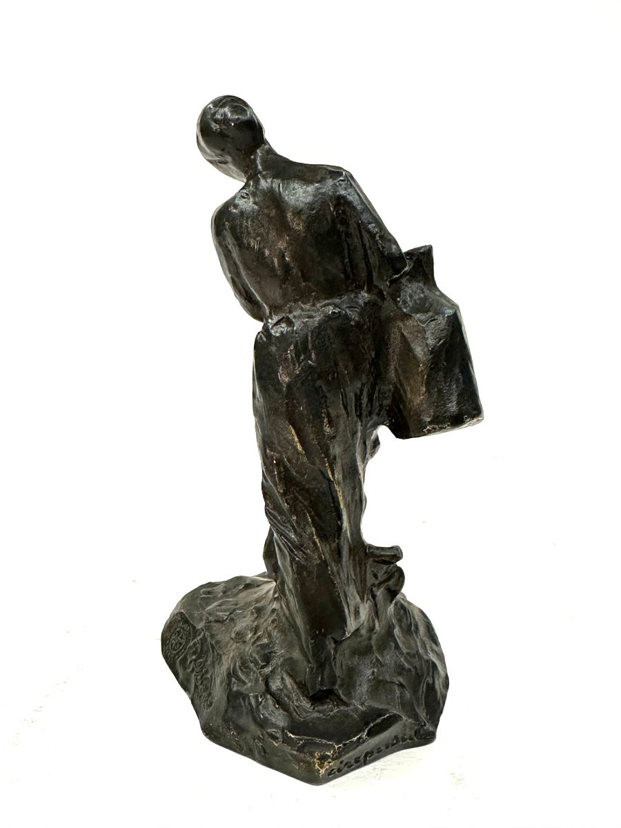 Bronze Statuette - Jules Dalou - The Milkmaid-photo-3
