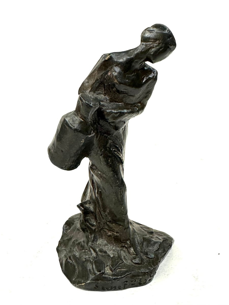 Bronze Statuette - Jules Dalou - The Milkmaid-photo-6