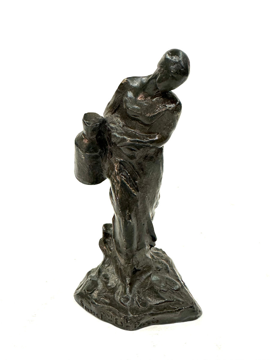 Bronze Statuette - Jules Dalou - The Milkmaid