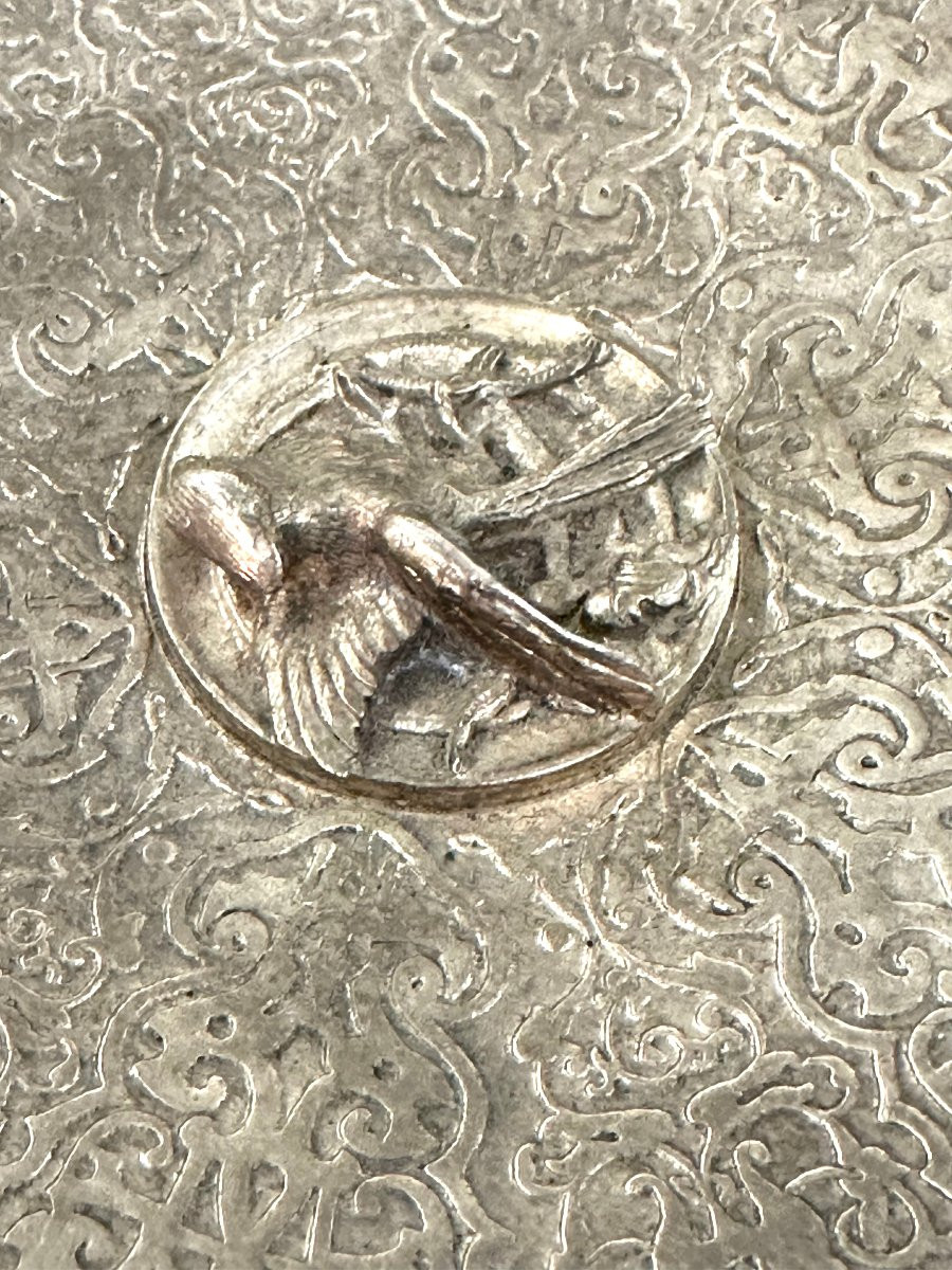 Pair Of Cups - Silvered Bronze - Renaissance Style - Louis Philippe Period-photo-1