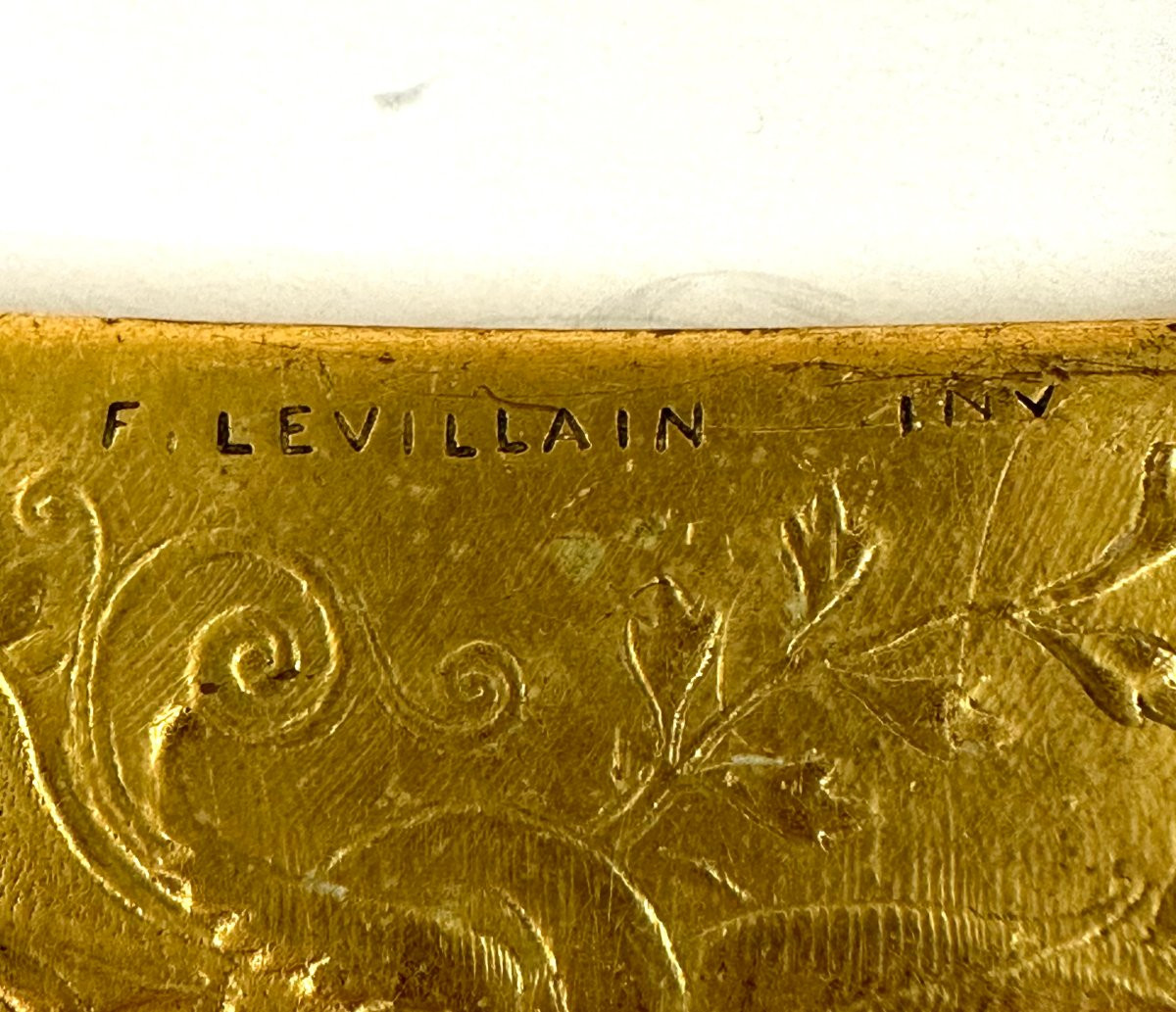 Large Paper Knife - Gilt Bronze - Barbedienne - Levillain - 19th Century-photo-2