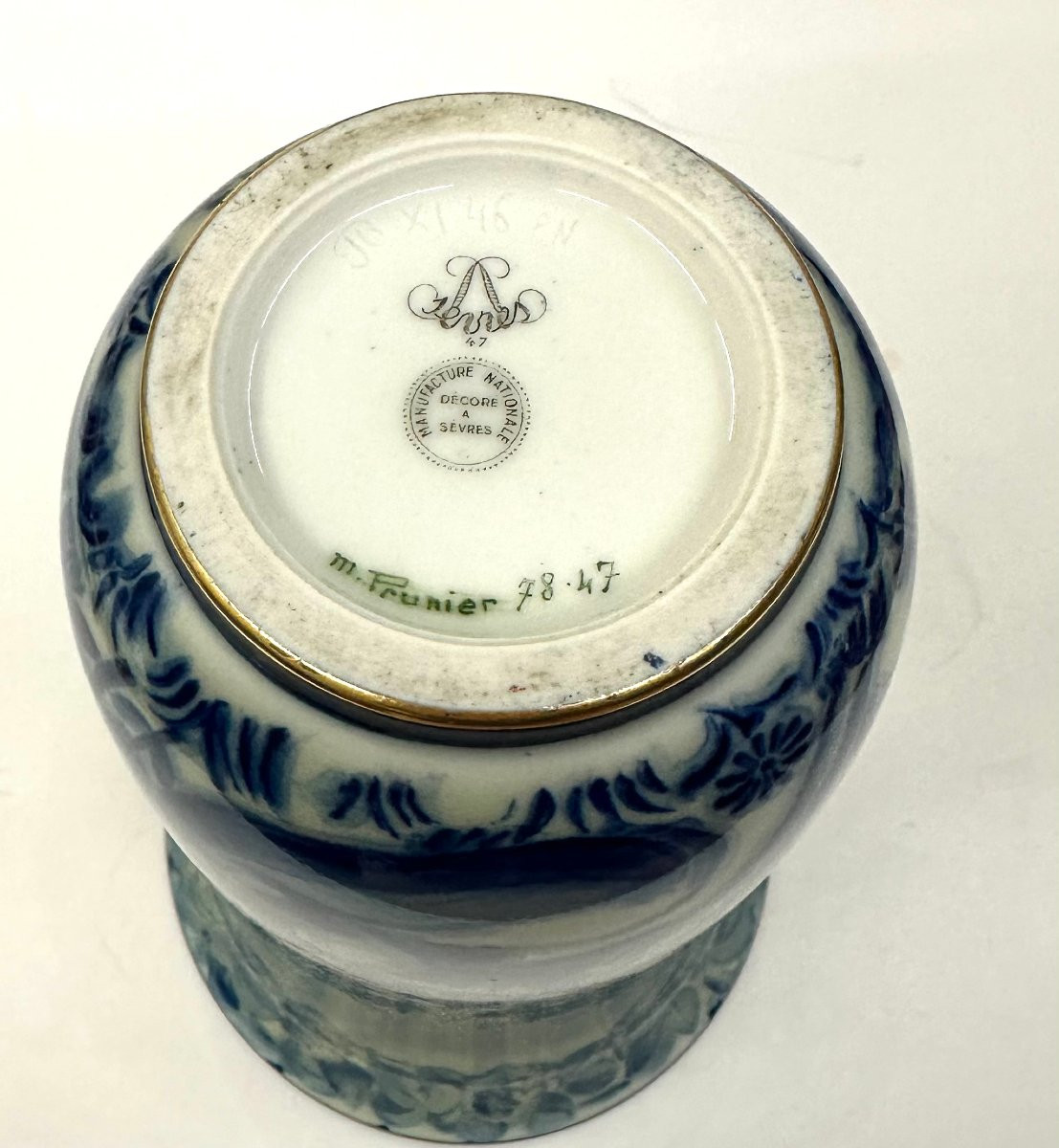 "fox" Vase - Sevres Manufacture - Marcel Prunier - 1947-photo-2